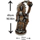 thumbnail image 3 of MORIN Imágenes |Santa Muerte Azteca| 41CM |(Hueso), 3 of 5