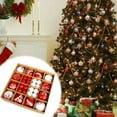thumbnail image 1 of Fiudx Bolas Navideñas de Colores, Plástico Irrompible, Juego de 44 Piezas, Adornos Dorados y Rojos, Fáciles de Colgar, Decoración para Fiestas, Adornos Vibrantes para El Árbol, Tamaño 6 Cm, 1 of 6