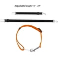 thumbnail image 3 of 6pcs Adjustable Dog Cat Seat Belt Safety Cables for Vehicle Car Harness Nylon Fabric, 3 of 5