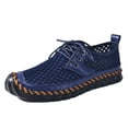 thumbnail image 4 of Men's Low-Top Sneakers - Breathable & Sole Lace-Up Casual Shoes Suitable for Summer, Gym, Office, and Outdoor Activities Round Toe Solid Color Sneakers for Casual Attire,, 4 of 9