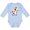 AE-Light Blue, variant on Inktastic Cute White Holstein Cow with Brown Spots Boys or Girls Long Sleeve Baby Bodysuit