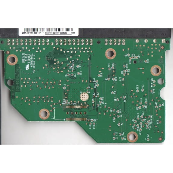 WD5000AAKB-00H8A0, 2061-701596-500 10P, REV A, WD IDE 3.5 PCB