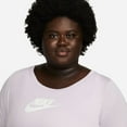 thumbnail image 4 of Nike Sportswear Essential Women's Tunic (Plus Size) Color: Black/White Size: 1X, 4 of 4