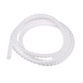 thumbnail image 1 of Uxcell tubo espiral flexible de 10mmx12mm para gestión de cables, longitud de 2 metros, blanco, 1 of 5