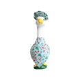 thumbnail image 6 of Porch Goose Christmas Outfit with Teal Holiday Print Headwrap and Wrapped Skirt Seasonal Outdoor Yard Decor Accessory for 19 To 23 Inch Statue Display, 6 of 7