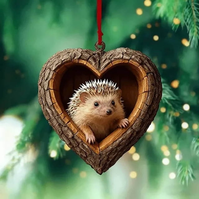 Juego de 6 adornos navideños colgantes de plástico irrompible verde de 4 pulgadas para decorar el árbol. NCHKUN