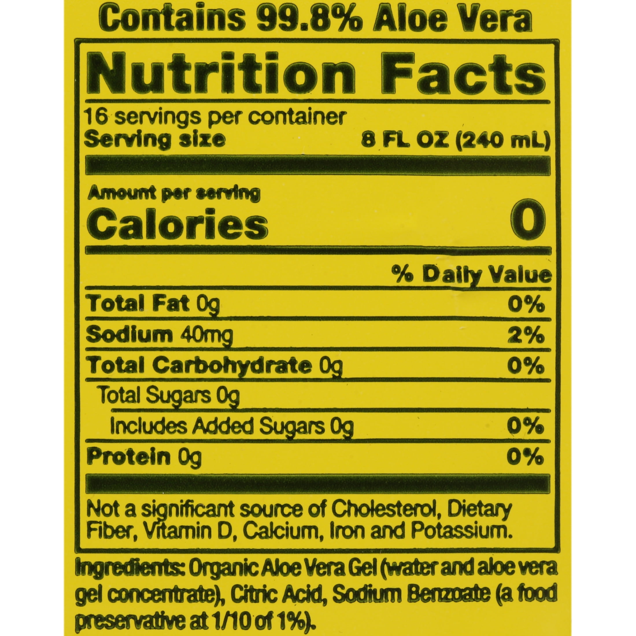Fruit of the earth aloe vera juice sales