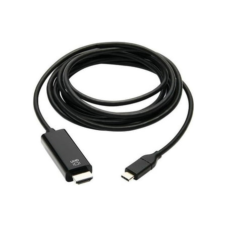 UPC: 0037332237118 | Tripp Lite USB C to HDMI Adapter Cable USB 3.1 Gen 1 4K M/M USB-C Black 9 Feet – Video Cable – HDMI Male to USB-C Male Reversible