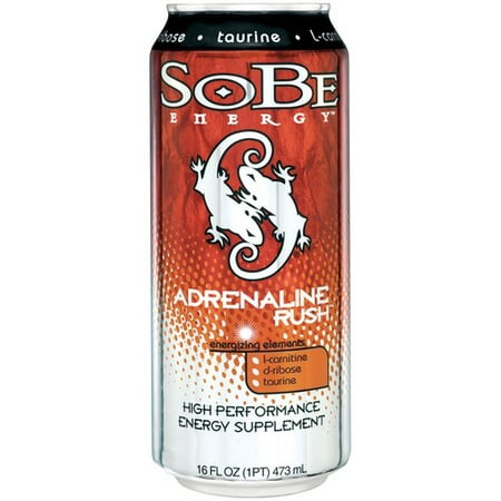Sobe Adrenaline Rush Energy Drink, 16 Fl. Oz. - Walmart.com