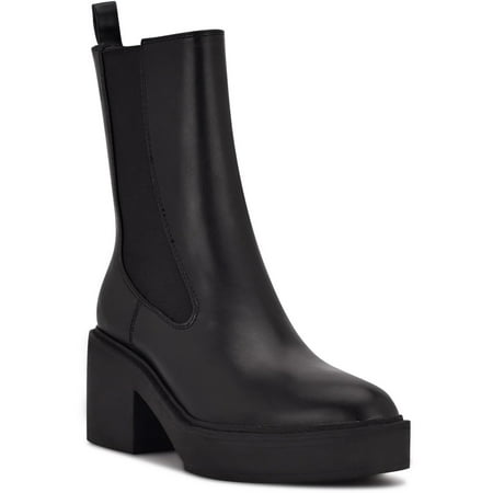 

Nine West Womens Doleas Faux Leather Mid-Calf Chelsea Boots