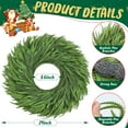 thumbnail image 2 of 20 Inch Norfolk Pine Gradient Christmas Wreath, with Lights Real Touch Wreath Outdoor Xmas Wreaths, Home Decor for Front Door Christmas Decorations, 2 of 12