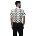 thumbnail image 3 of BESTMAN Chemise Décontractée pour Homme à Manches Courtes, Coupe Ajustée, en Coton, à Boutons, 3 of 5