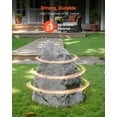 thumbnail image 3 of VEVOR Faux Rock Cover, Outdoor Fake Landscape Rock Well Pump Cover, Realistic Appearance & Seamless Design, Lightweight & Weather-Resistant Artificial Boulder for Garden Yard Decor, Grey, Medium Size, 3 of 9