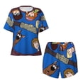 thumbnail image 4 of Lsque Scooby-Doo Women's Short-Sleeved Pajama Set - 2 Piece Soft and Lightweight Sleepwear Set-Small, 4 of 9