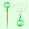 thumbnail image 4 of Fiudx Varita de Burbujas de 32 Agujeros, Linda Cara Sonriente, Diseño a Prueba de Fugas, Diversión Al Aire Libre, Juego Familiar, Fácil de Usar, Incluye Recarga de Líquido de 10 Ml, Ideal para Fiesta, 4 of 4
