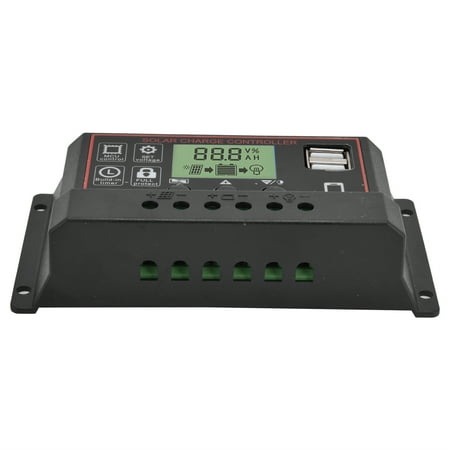 

Solar Charge Controller Smart Charge Controller Safe With LCD Display Screen For Home For Industrial 20A