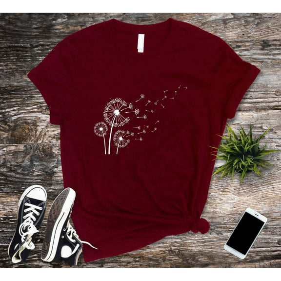 Wildflower T-shirt, Gift For Her, Garden Tshirts, Flower Shirts, Spring T Shirt, Nature Shirt, Plant Shirt, Nature Lover Shirt