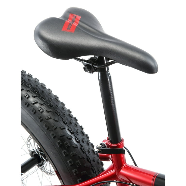 Mongoose Dolomite Adult Fat Tire Mountain Bike 26 Inch Wheel Red
