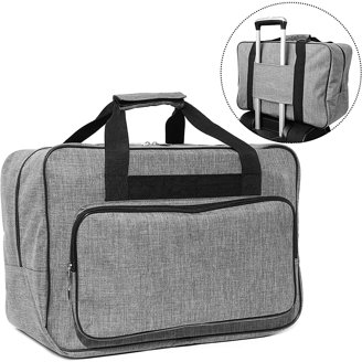 HOMEST Universal Sewing Machine Carrying Case With Shoulder Strap - Padded Tote With Multiple Pockets For Singer, Brother, Janome