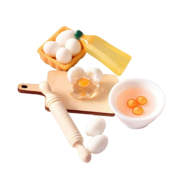 en miniatura, accesorios de cocina, rodillo, simulación de aceite de oliva, decoración de panadería, muebles, comida, juguetes para CUTICAT Rodillo en miniatura