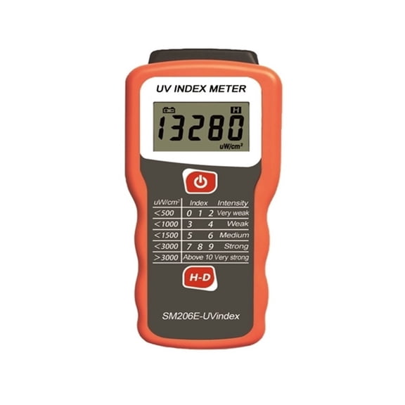 SM206E UV Index Meter Digtial Ultraviolet Radiation Intensity Tester UVA UVB In Sunlight Solar Film Blocking Detector ,Energy Saving