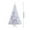 White-7FT, variant on WEGFTDUOP 6FT Blue Artificial Christmas Tree | Premium Unlit Hinged Spruce Full Tree with 1000 Branch Tips & Metal Stand | Easy Assembly for Indoor/Outdoor Use