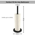 thumbnail image 5 of Black Toilet Paper Holder Stand, 5 of 9