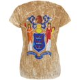 thumbnail image 2 of New Jersey Vintage Distressed State Flag All Over Womens T Shirt Multi MD, 2 of 2