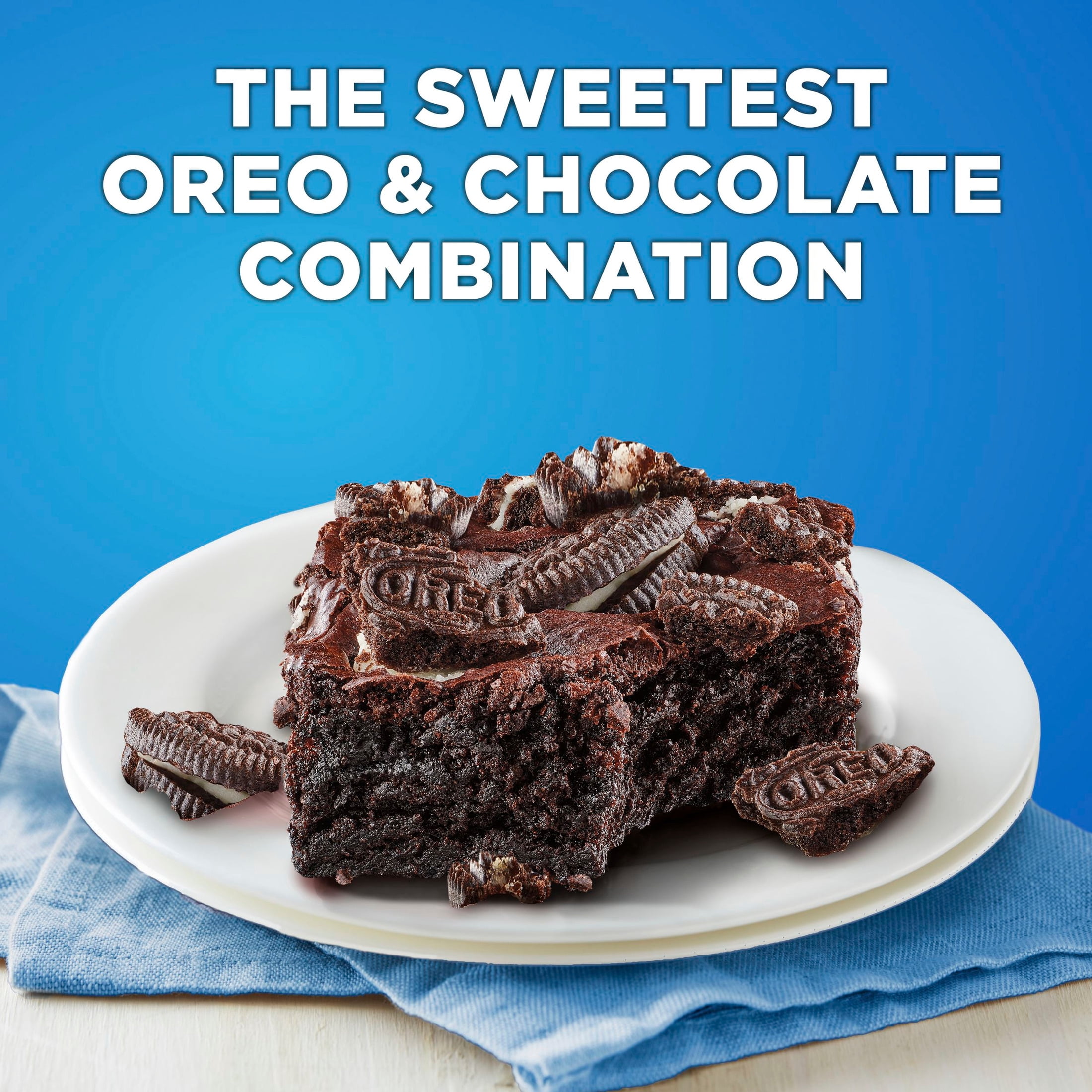 (2 pack) Betty Crocker OREO Brownie Mix, OREO Brownie Mix Topped With OREO Cookie Pieces, 13.6 oz