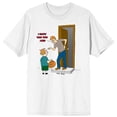 thumbnail image 6 of King Of The Hill Bobby Trick-Or-Treating Crew Neck Short Sleeve Men's White T-shirt-3XL, 6 of 7
