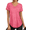 Red, variant on Plus Size Womens Workout Tops V Neck Tee Shirts Quick Dry Athletic Shirts Women Loose Gym Running Tops