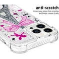 thumbnail image 4 of Phone Case for iPhone 13 Pro Max,Crystal Bling Quicksand Effect TPU Bumper Case with Four Corners Drop Protection Cover for iPhone 13 Pro Max (6.7),YBDT Iron Tower, 4 of 14