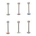 thumbnail image 2 of Bijoux de Piercing de Langue, 6 Pcs Bagues de Langue en Forme de Cœur pour Femmes en Acier Inoxydable Innovation Moderne, 2 of 8