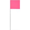 thumbnail image 1 of GFDYREE FPG15100 2-Inch by 3-Inch Marking Flags with 15-Inch Wire Staffs, Pink 100-Pack, 1 of 7