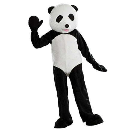 Adult Panda Mascot Deluxe Costume, Standard Size Fits Most Adults