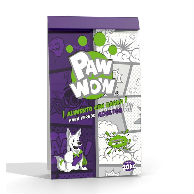 Alimento para Perro Adulto Nutrimentos Milenium Paw Wow todas las razas y tamaños 20kg 18% Proteína