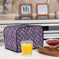 thumbnail image 6 of Sikiie flower Skull leaf colorful Toaster Covers 2 Slice Dustproof Toaster Cover Bread Machine Cover, Dustproof Cover - 11.4" x 7.5" x 7.9", 6 of 7