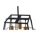 thumbnail image 3 of Radiance Goods Industrial 4 Light Matt Black/Gold Trapezoid Ceiling Pendant 15" Wide, 3 of 5
