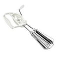 thumbnail image 2 of Hand Crank Egg Beater Stainless Steel Rotary Beater Manual Egg Hand Whisk Manual Egg Mixer Kitchen Cooking Tool, 2 of 5