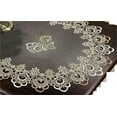 thumbnail image 2 of Lace Oval Table Runner Embroidered Table Topper Lace Doilies Doily Oval Dresser Scarf, 2 of 2