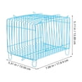 thumbnail image 2 of Jaula de transporte para pájaros, jaula de viaje portátil para pájaros, jaula de almacenamiento para pájaros, 2 of 5