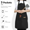 thumbnail image 3 of Delantal de mujer Delantal de hombre Delantal de cocina ajustable de lona para barbacoa Chef Artista de cocina, 3 of 7