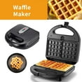 TOSKI Waffle Maker 3 in 1 Sandwich Maker Panini Press With Removable