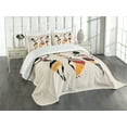thumbnail image 3 of Ambesonne African Quilted Bedspread Set 3 Pcs, Native Dancers, Queen Size, Multicolor, 3 of 5