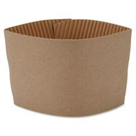 

Genuine Joe GJO19049CT Hot Cup Sleeves- 10-16oz.- Corrugated- 1000-CT- Brown