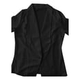 thumbnail image 4 of sususu Womens Blazers Dressy Casual,Womens Jackets Fall,Plus Size Lightweight Long Sleeve Open Front Business Casual Jacket for Everyday Wear - Black, 4 of 5
