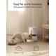 thumbnail image 5 of Automatic Cat feeder Pet Dry Food Dispenser with Double Stainless Steel Bowls Pet Feeder Smart for Dogs Cats ShopWise Round, 5 of 9