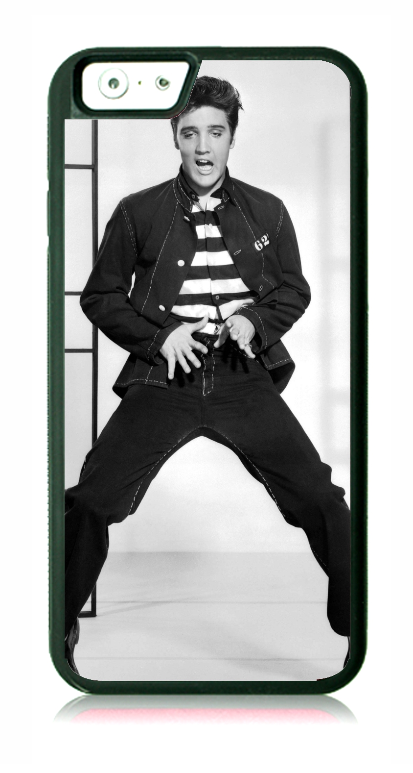 Finde på dump kulstof Elvis Presley Jailhouse Rock Dance Design Black Rubber Case for the Apple  iPhone 7 Plus / 7+ / iPhone 8 Plus / 8+ iphone 7p Accessories - iphone 8p  Accessories - Walmart.com