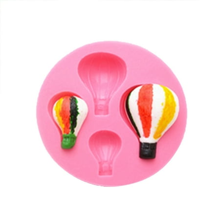 

VKEKIEO 3D Hot Air Balloon Silicone Cake Fondant Mold Soap Chocolate Mould Cake Decor