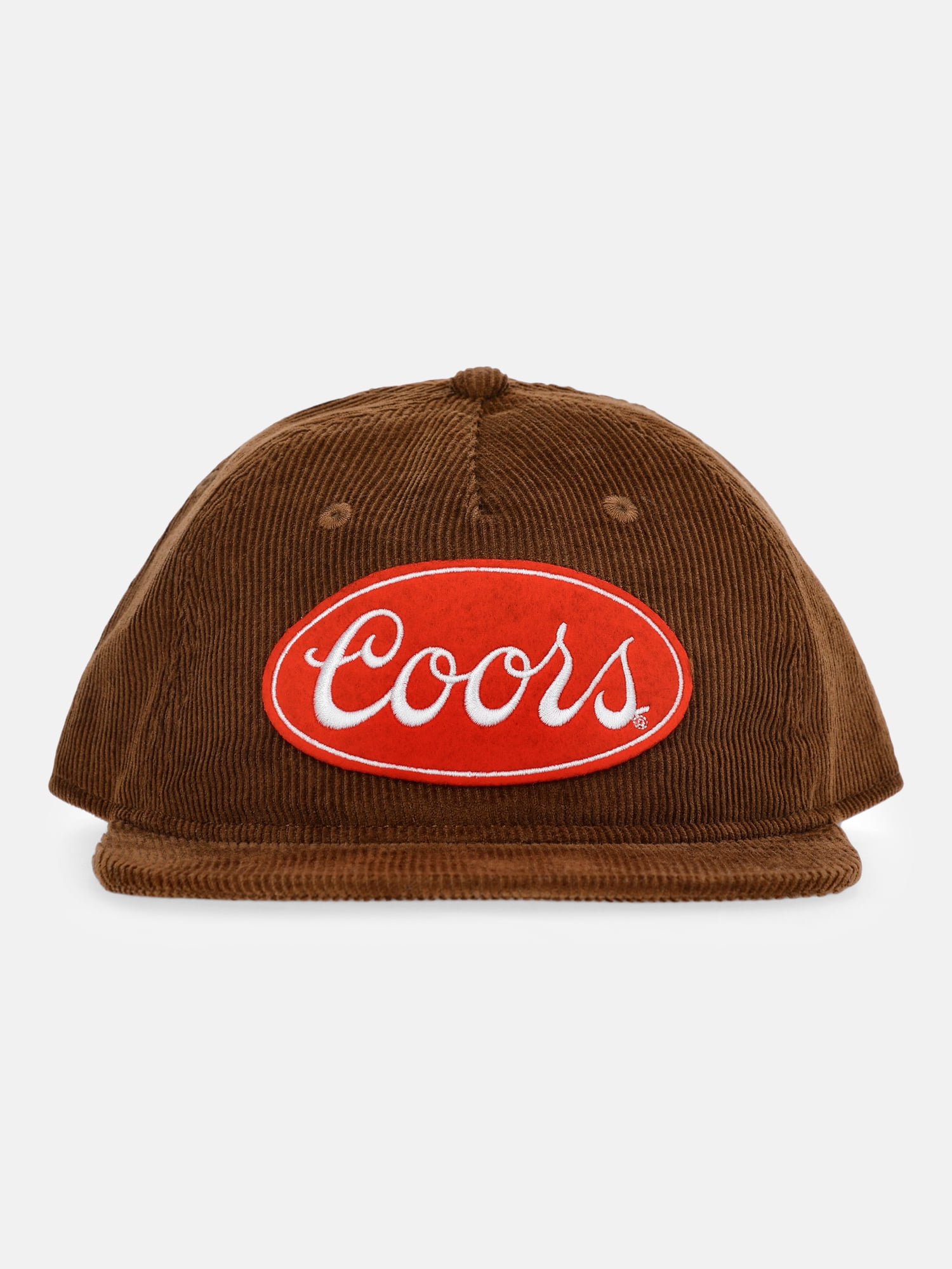 Coors Men's Oval Logo Cotton Snapback Hat, Brown